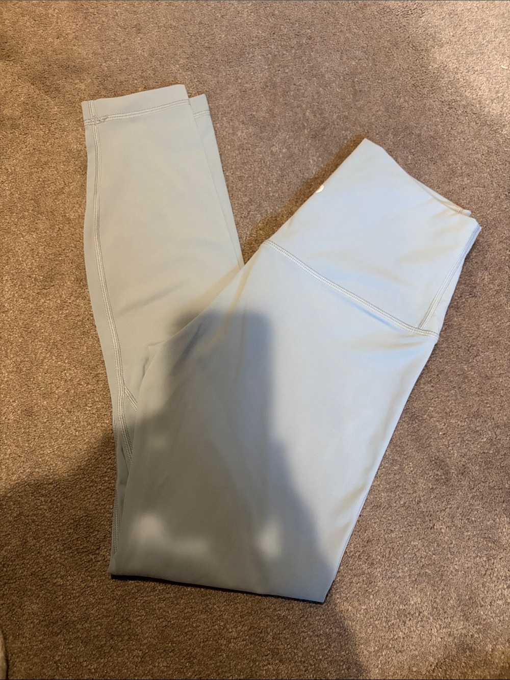 High-Waist Light Sage Leggings